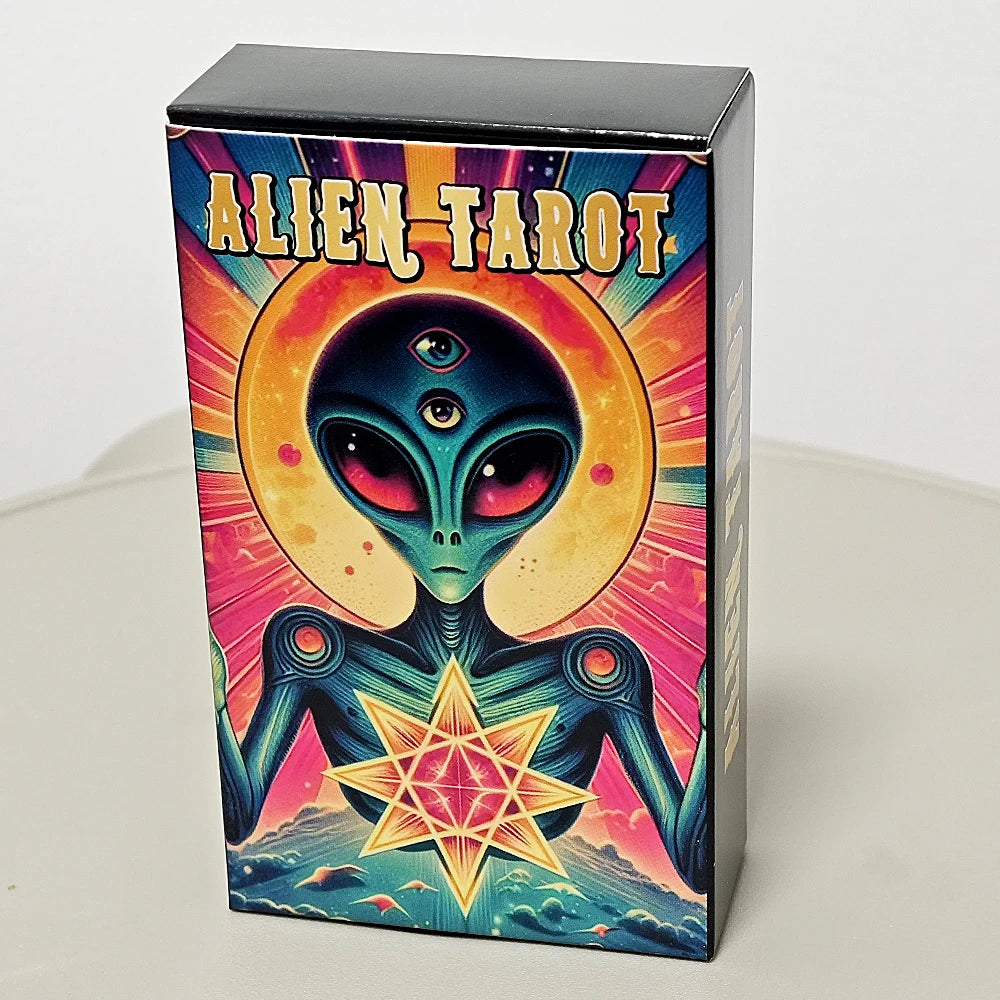 Alien Tarot Cards 10.3*6Cm 78 Pcs Tarot Cards Based on Rider Waite System