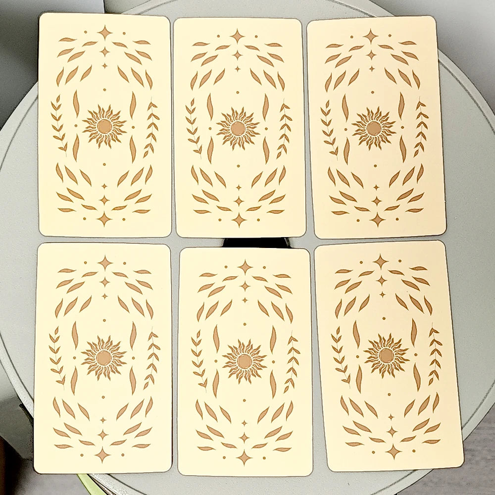 Neoteric Feminine Tarot Deck 10.3*6Cm – 78 Pcs Modern Borderless Tarot Cards