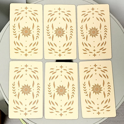 Neoteric Feminine Tarot Deck 10.3*6Cm – 78 Pcs Modern Borderless Tarot Cards