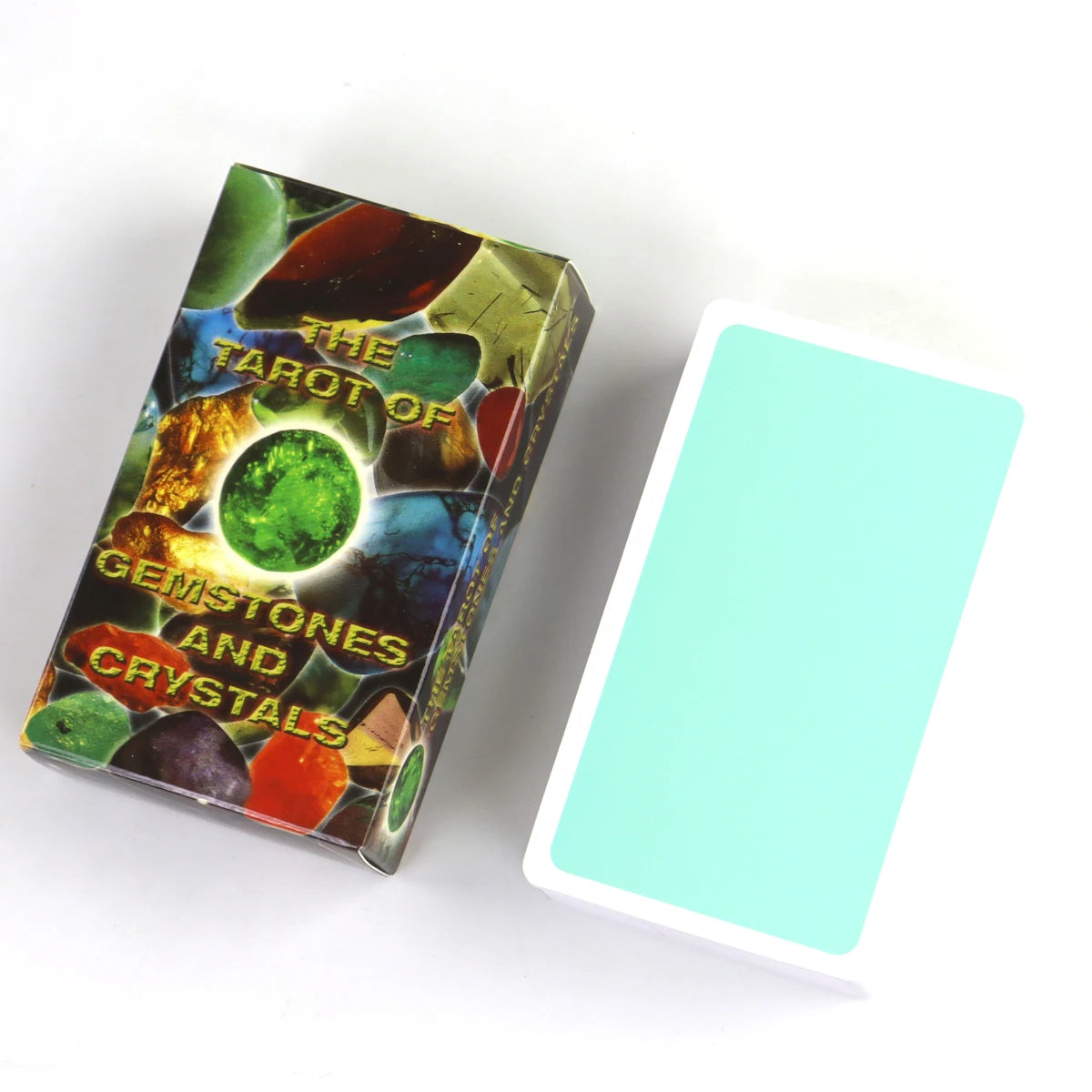 10.3*6Cm - the Tarot of Gemstones and Crystals 78 Pcs Vintage 1996 Tarot Deck