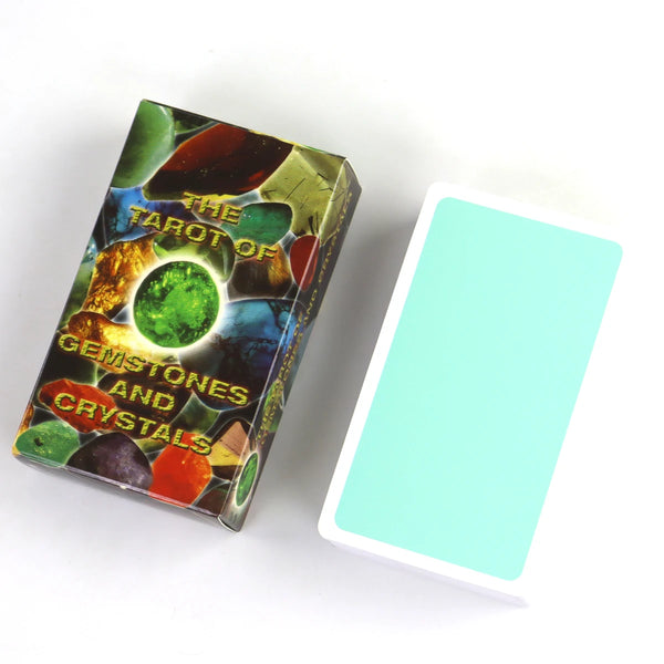 10.3*6Cm - the Tarot of Gemstones and Crystals 78 Pcs Vintage 1996 Tarot Deck