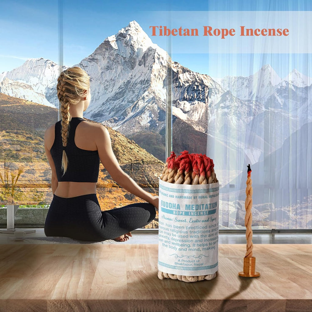 Tarot Cards Set with Meanings on Them-Beginner Tarot Deck Set-Tarot Spread Cloth,Velvet Pouches-Tarot Cards for Beginners Crystal-Rope Satya Incense