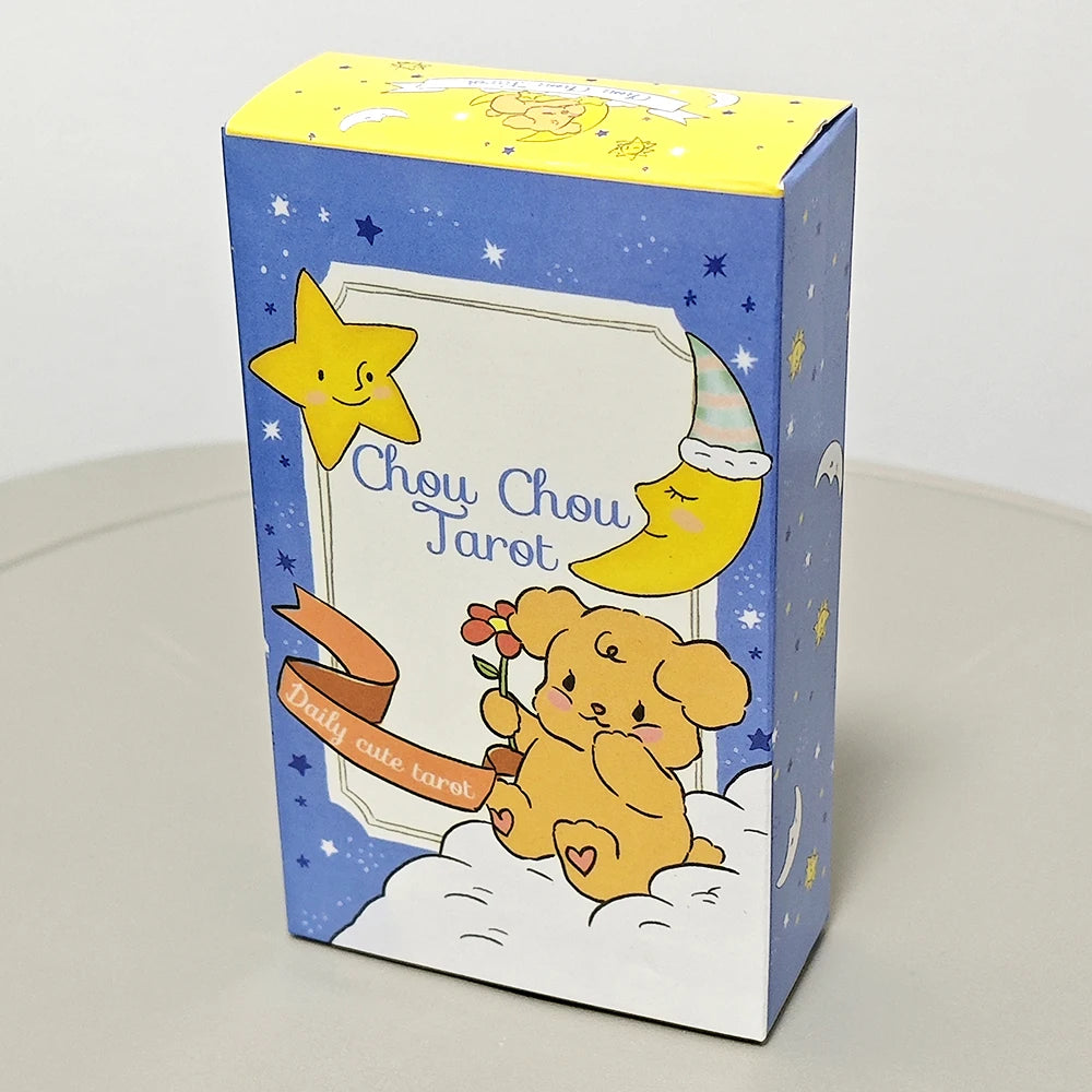 78 Pcs Kawaii Tarot Cards 10.3*6Cm Chouchou Tarot Deck