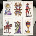 The Alchemical Tarot of Marseille 78 Pcs Tarot Cards an Interpretation of the French Tarot That References Alchemy 12*7Cm