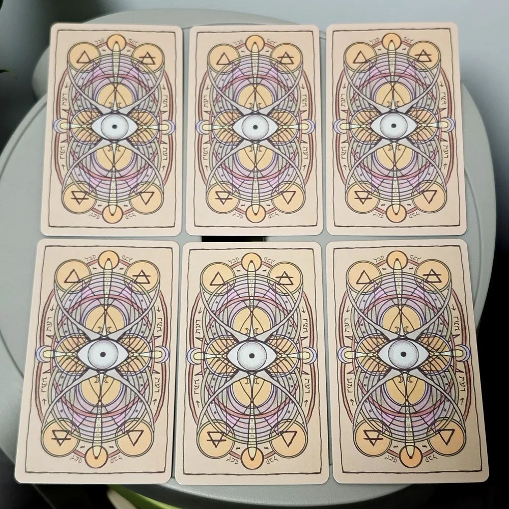 Akashic Eye Tarot 78 Pcs Tarot Cards with Reversed Images 12*7Cm Indie Deck