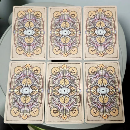 Akashic Eye Tarot 78 Pcs Tarot Cards with Reversed Images 12*7Cm Indie Deck