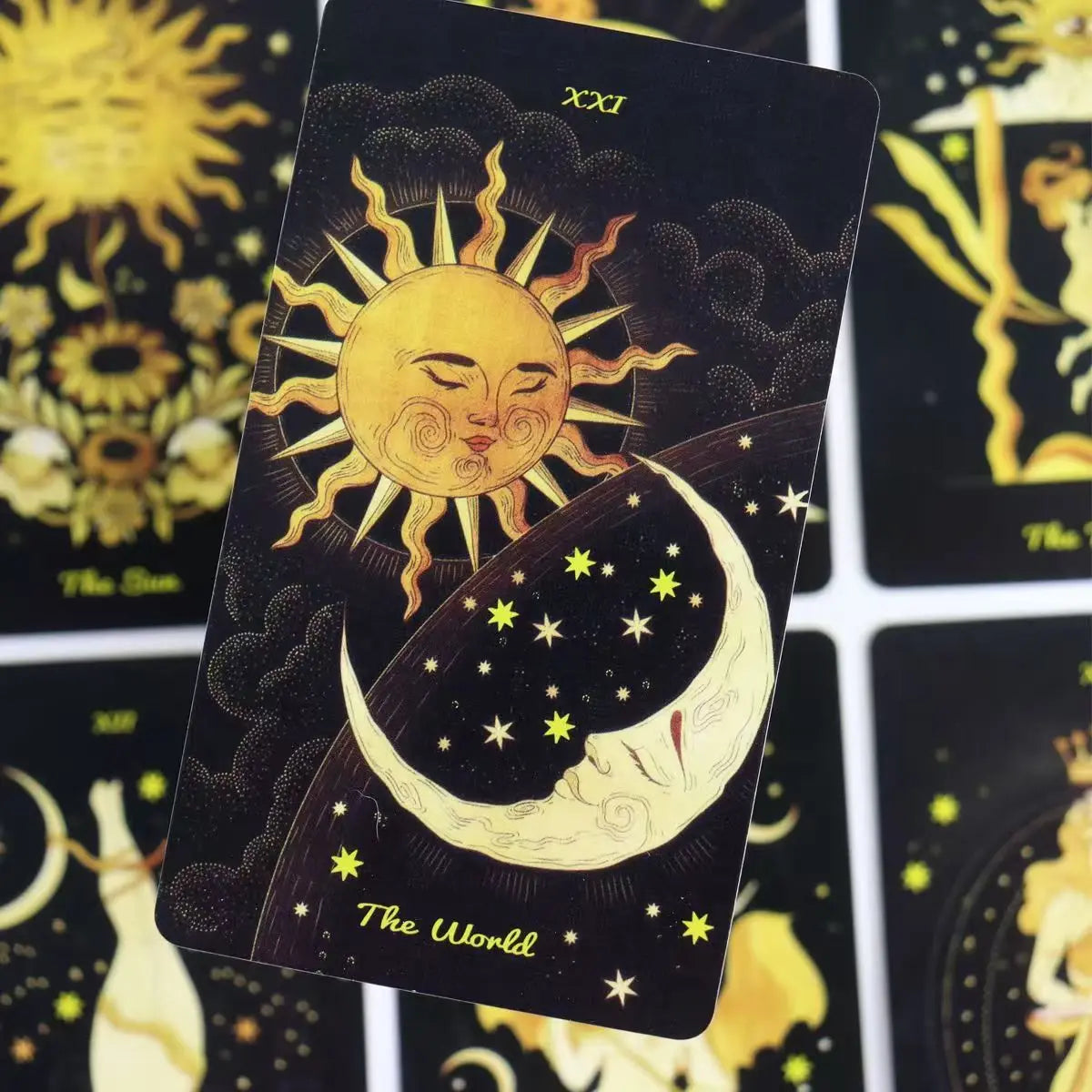 Aurora Tarot Let Stars Guide Journey as You Explore the Traditions of a Marseille Tarot Deck 10.3*6Cm 78 Pcs Tarot Cards