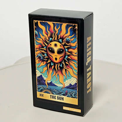 Alien Tarot Cards 10.3*6Cm 78 Pcs Tarot Cards Based on Rider Waite System
