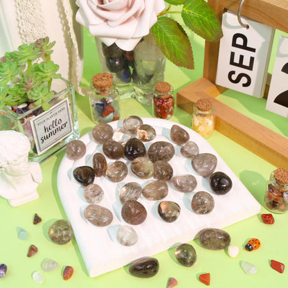 Smoky Quartz Crystals Healing Crystal Stones Set Natural Crystals Bulk Irregular Stones 0.45 Lbs
