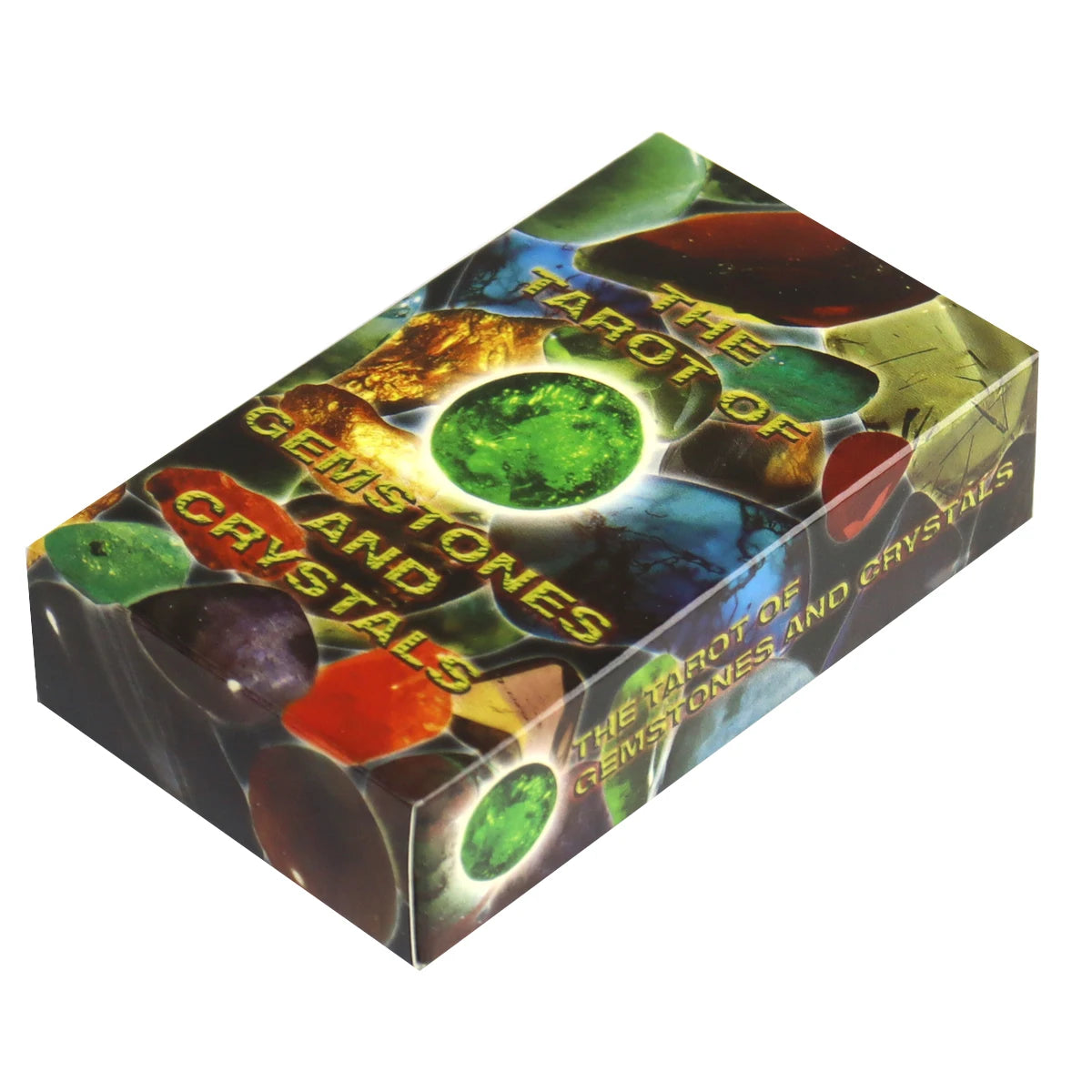 10.3*6Cm - the Tarot of Gemstones and Crystals 78 Pcs Vintage 1996 Tarot Deck