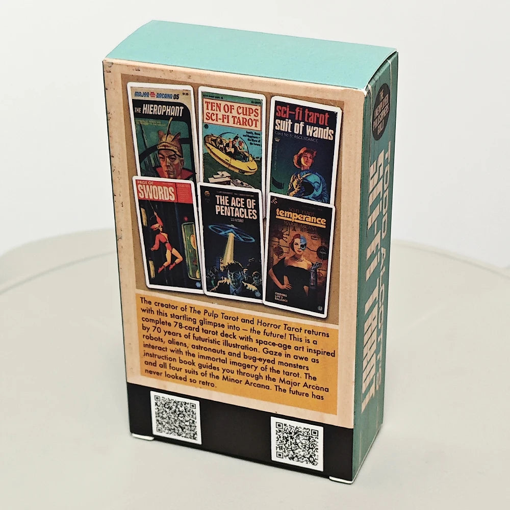 Todd Alcott'S Sci-Fi Tarot Science-Fiction-Themed Tarot Deck 12*7Cm 78 Pcs Tarot Cards Based on Rider Waite System
