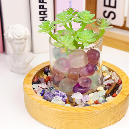 Fluorite Crystals Healing Crystal Stones Set Natural Crystals Bulk Irregular Stones 0.45 Lbs