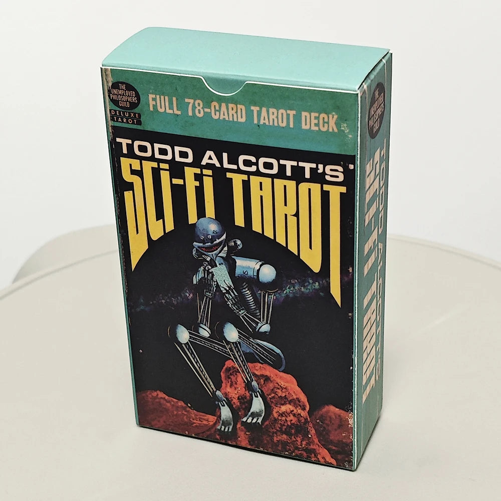 Todd Alcott'S Sci-Fi Tarot Science-Fiction-Themed Tarot Deck 12*7Cm 78 Pcs Tarot Cards Based on Rider Waite System