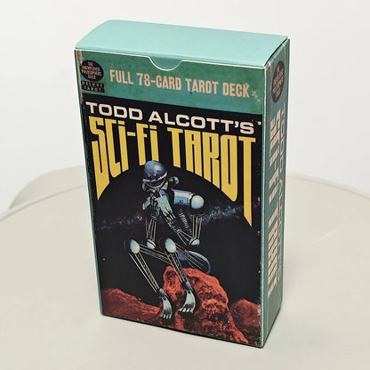Todd Alcott'S Sci-Fi Tarot Science-Fiction-Themed Tarot Deck 12*7Cm 78 Pcs Tarot Cards Based on Rider Waite System