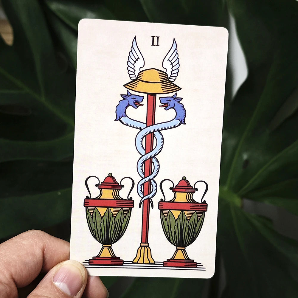 The Alchemical Tarot of Marseille 78 Pcs Tarot Cards an Interpretation of the French Tarot That References Alchemy 12*7Cm