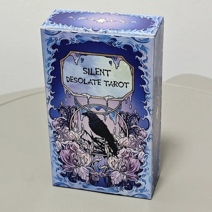 Silent Desolate Tarot Deck 78 Pcs Cartoon Tarot Cards Based on Rider System 10.3*6Cm