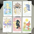 78 Pcs Kawaii Tarot Cards 10.3*6Cm Chouchou Tarot Deck