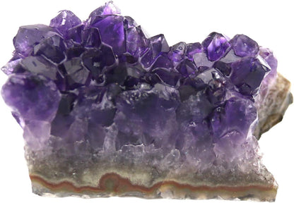 Raw Amethyst Stones and Crystals Rock, Natural Amathesis Crystal Clusters, Geodes with Crystals, Cuarzo Amatista Original, Real Amethyst Crystals Geode, Gemstones, Healing Crystals(0.11Lb)